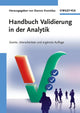 Book cover of: Handbuch Validierung in der Analytik. By: Stavros Kromidas