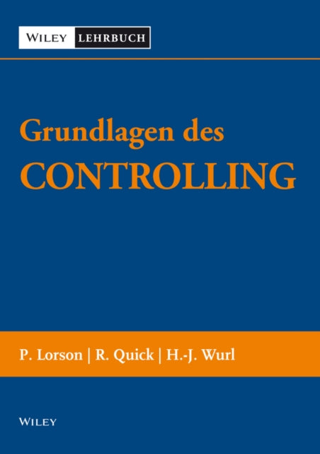 Book cover of: Grundlagen des Controllings. By: Peter Lorson