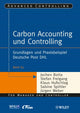 Book cover of: Carbon Accounting und Controlling. By: Weber, J.