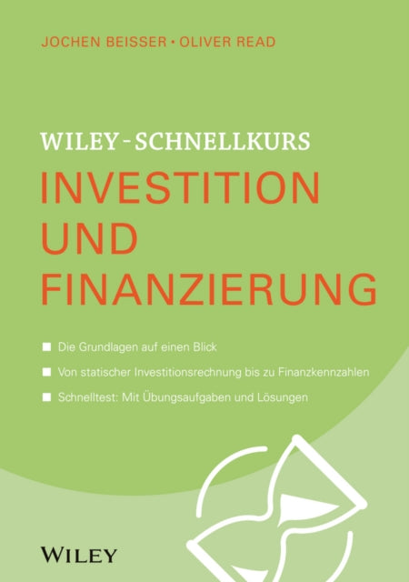 Book cover of: Wiley-Schnellkurs Investition und Finanzierung. By: Oliver Read