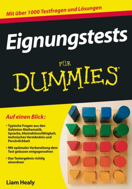 Book cover of: Eignungstests fur Dummies. By: Liam Healy