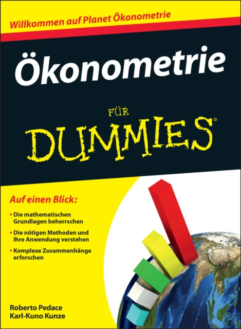 Book cover of: Okonometrie fur Dummies. By: Roberto Pedace