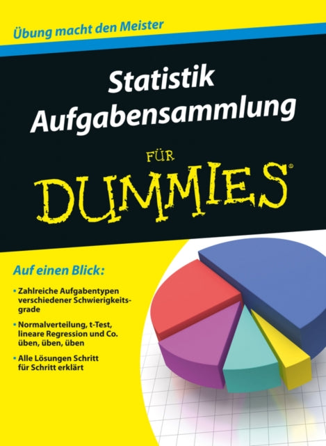 Book cover of: Statistik Aufgabensammlung fur Dummies. By: Wiley