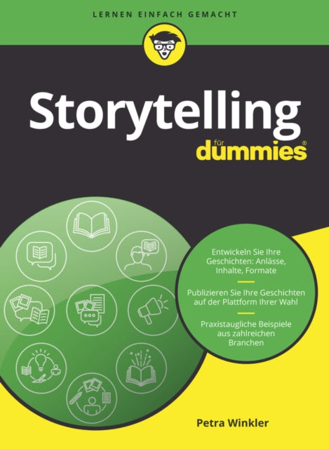Book cover of: Storytelling fur Dummies. By: Petra Winkler