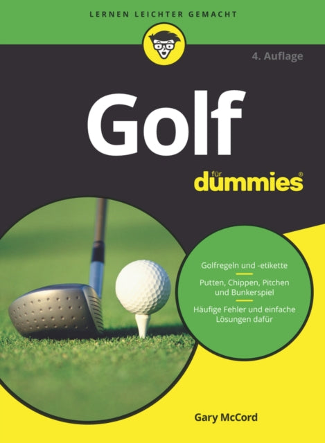 Book cover of: Golf fur Dummies. By: Gary McCord