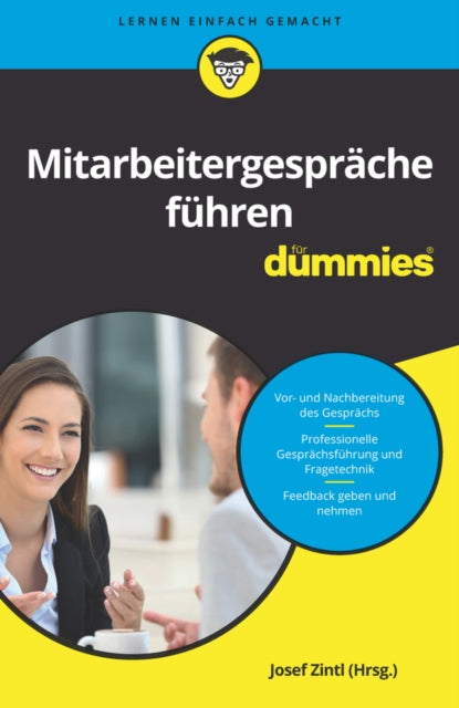Book cover of: Mitarbeitergesprache fuhren fur Dummies. By: Clemens Schlich