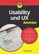 Book cover of: Usability und UX fur Dummies. By: Elske Ludewig