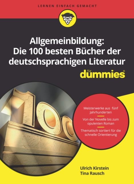 Book cover of: Allgemeinbildung: Die 100 besten Bucher der deutschsprachigen Literatur fur Dummies. By: Ulrich Kirstein