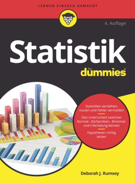 Book cover of: Statistik fur Dummies. By: Deborah J. Rumsey