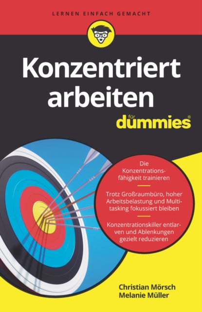 Book cover of: Konzentriert arbeiten fur Dummies. By: Christian Morsch
