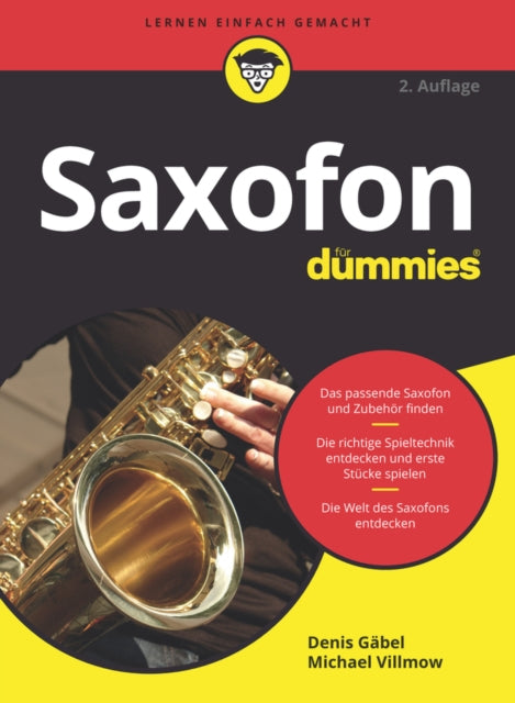 Book cover of: Saxofon fur Dummies. By: Denis Gabel