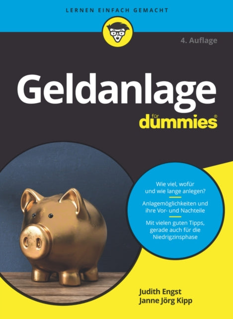 Book cover of: Geldanlage fur Dummies. By: Janne Kipp