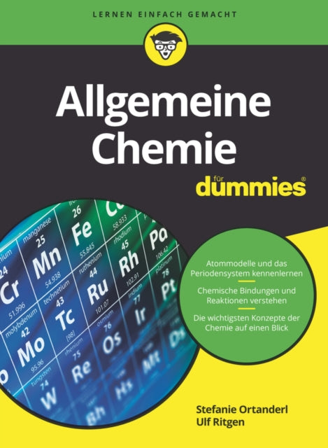 Book cover of: Allgemeine Chemie fur Dummies. By: Stefanie Ortanderl