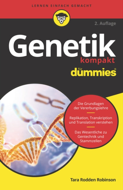 Book cover of: Genetik kompakt fur Dummies. By: Tara Rodden Robinson