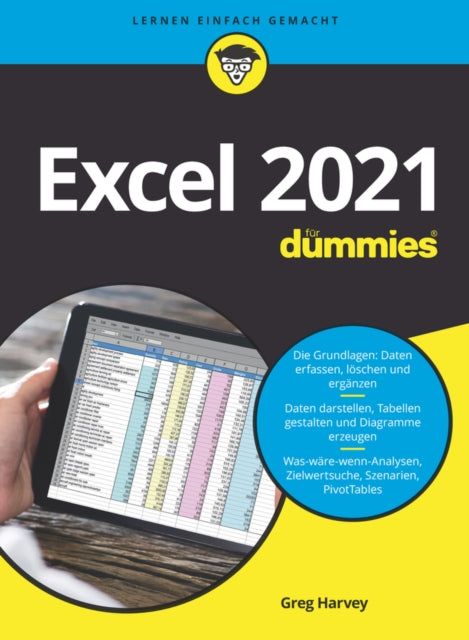 Book cover of: Excel 2021 fur Dummies. By: Greg Harvey