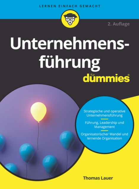 Book cover of: Unternehmensfuhrung fur Dummies. By: Thomas Lauer