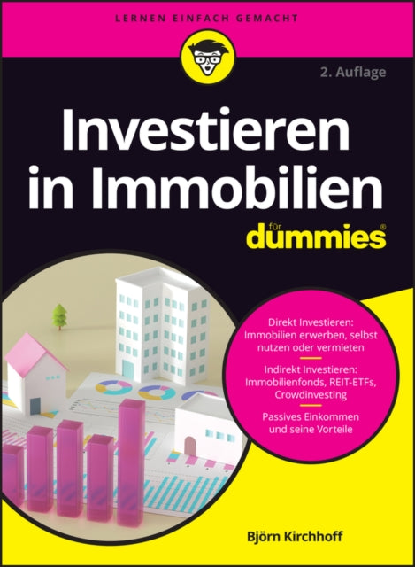 Book cover of: Investieren in Immobilien fur Dummies. By: B. Kirchhoff