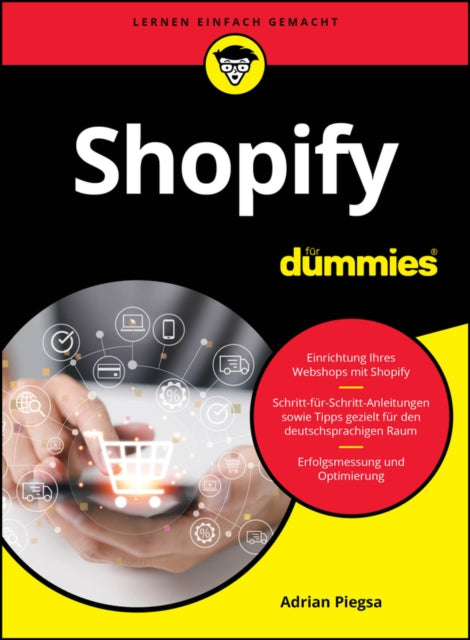 Book cover of: Shopify fur Dummies. By: Adrian Piegsa
