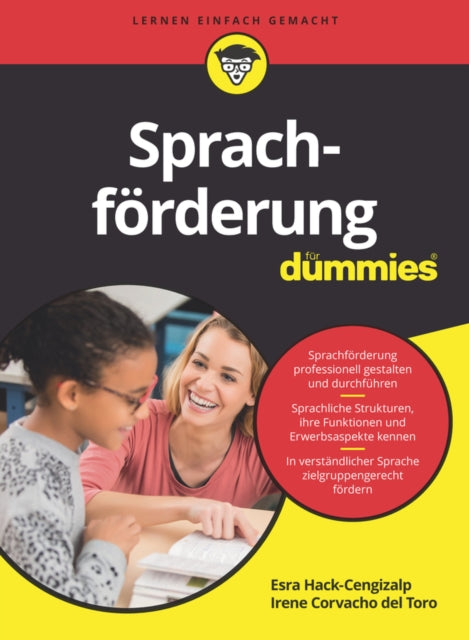 Book cover of: Sprachforderung fur Dummies. By: Esra Hack-Cengizalp