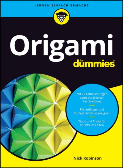 Book cover of: Origami fur Dummies. By: Nick N. Robinson