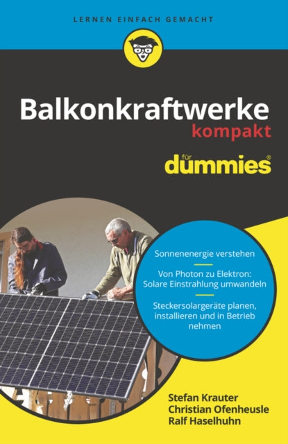 Book cover of: Balkonkraftwerke kompakt fur Dummies. By: S. Krauter