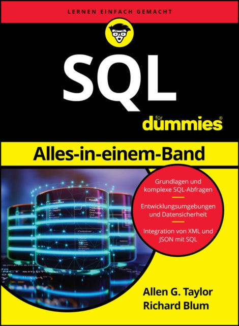 Book cover of: SQL Alles-in-einem-Band fur Dummies. By: A. G. Taylor
