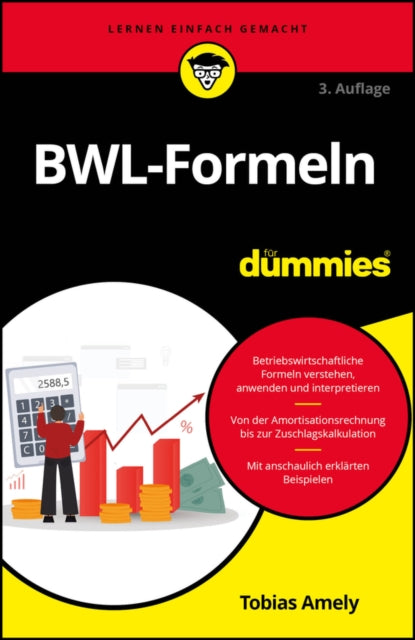 Book cover of: BWL-Formeln fur Dummies. By: T. Amely