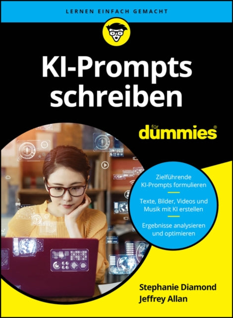 Book cover of: KI-Prompts schreiben fur Dummies. By: S. Diamond