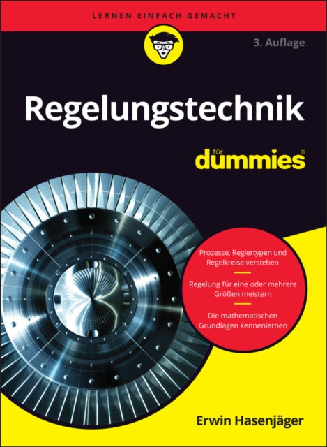 Book cover of: Regelungstechnik fur Dummies. By: Erwin Hasenjäger