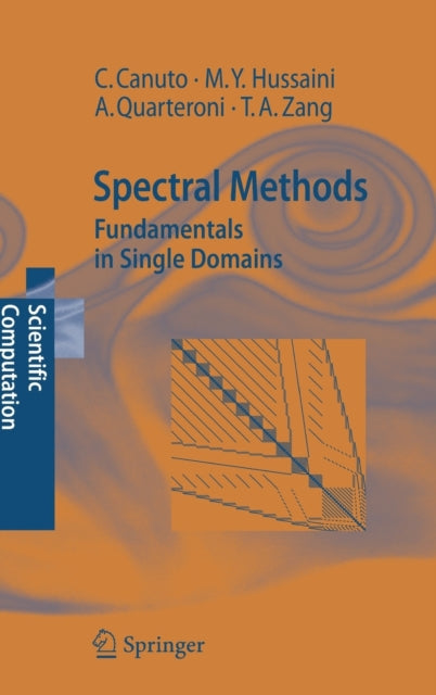 Book cover of: Spectral Methods. By: C. Canuto