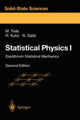 Book cover of: Statistical Physics I. By: Morikazu Toda