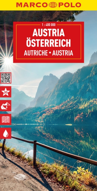 Book cover of: Austria Marco Polo Map