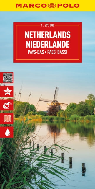 Book cover of: Netherlands Marco Polo Map