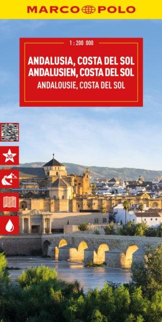 Book cover of: Andalusia, Costa Del Sol, Seville, Cordoba, Granada Marco Polo Map