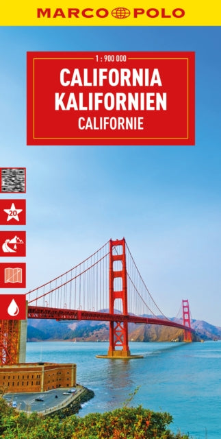 Book cover of: California Marco Polo Map