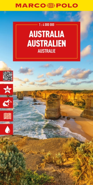 Book cover of: Australia Marco Polo Map