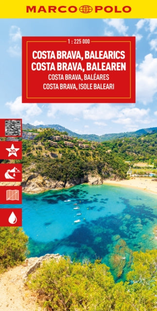 Book cover of: Costa Brava Marco Polo Map