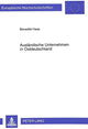 Book cover of: Auslaendische Unternehmen in Ostdeutschland