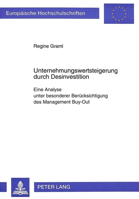 Book cover of: Unternehmungswertsteigerung durch Desinvestition