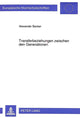 Book cover of: Transferbeziehungen zwischen den Generationen