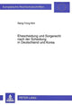 Book cover of: Ehescheidung und Sorgerecht nach der Scheidung in Deutschland und Korea