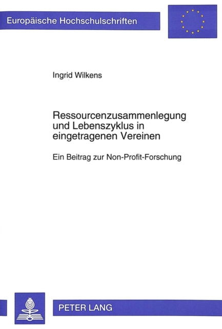 Book cover of: Ressourcenzusammenlegung und Lebenszyklus in eingetragenen Vereinen