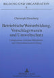 Book cover of: Betriebliche Weiterbildung, Vorschlagswesen und Umweltschutz