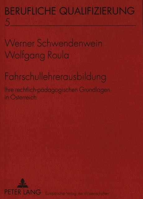 Book cover of: Fahrschullehrerausbildung