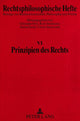 Book cover of: Prinzipien des Rechts
