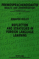 Book cover of: Reflection and strategies in foreign language learning