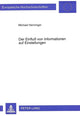 Book cover of: Der Einflu von Informationen auf Einstellungen