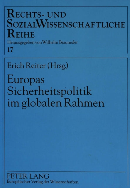 Book cover of: Europas Sicherheitspolitik im globalen Rahmen
