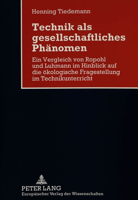 Book cover of: Technik als gesellschaftliches Phaenomen