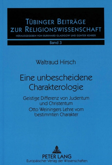 Book cover of: Eine unbescheidene Charakterologie